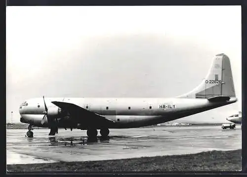 Fotografie Flugzeug Boeing C-97 Stratofreighter HB-ILY