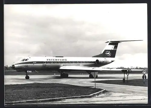 Fotografie Flugzeug Tupolew Tu-134 DM-SCF der Interflug