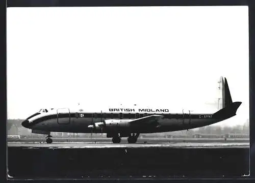 Fotografie Flugzeug Vickers Viscount G-APNE der British Midland