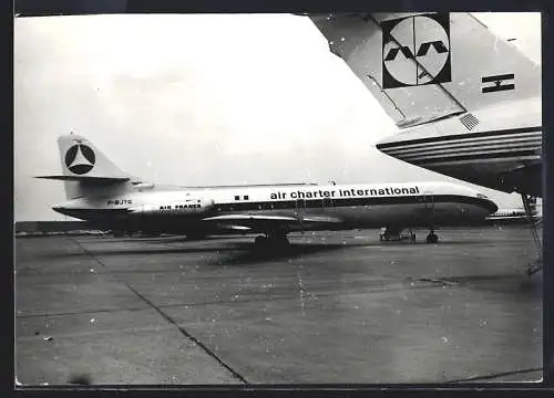 Fotografie Flugzeug Sud Aviation Caravelle F-BJTG der Air France air charter international