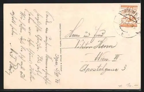 AK Ysper /N. Ö., Gesamtansicht aus der Vogelschau