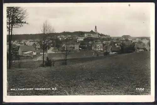AK Hoheneich /N. Ö., Teilansicht mit Kirche