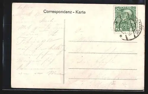 AK Fischamend, Rathaus mit Fischaturm