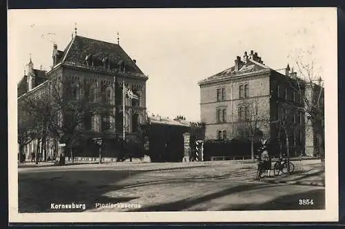 AK Korneuburg, Ansicht der Pionierkaserne