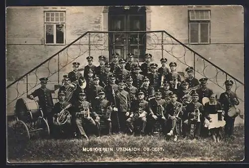 AK Utzenaich /Ob.-Oest., Musikverein Utzenaich