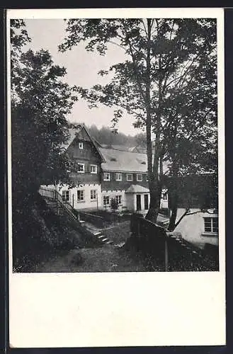 AK Hüttenberg /Kärnten, Knappensiedlung der Österreichischen Alpine Montangesellschaft, Wohnhaus