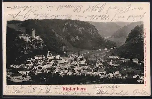 AK Kipfenberg, Ortsansicht aus der Vogelschau
