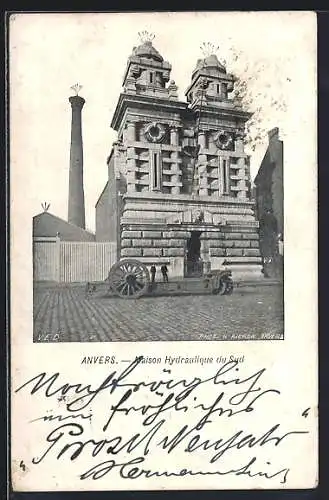 AK Anvers, Maison Hydraulique du Sud
