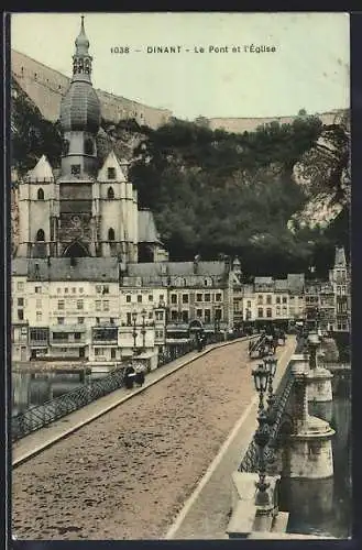 AK Dinant, Le Pont et l`Église