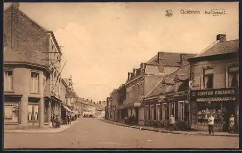 AK Quiévrain, Rue Debast, Strassenpartie