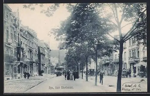 AK Spa, Rue Marteaux, Strassenpartie