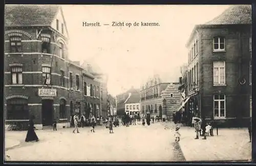 AK Hasselt, Zicht op de kazerne