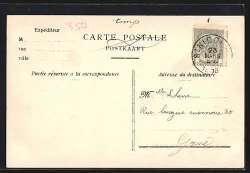 AK St-Nicolas, Rue de la Station, Strassenpartie