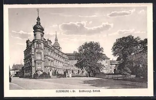 AK Oldenburg / O., Das Grossherzogl. Schloss