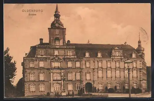 AK Oldenburg / O., Ansicht vom Schloss