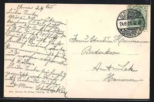 AK Oldenburg / O., Grossherzogliches Schloss