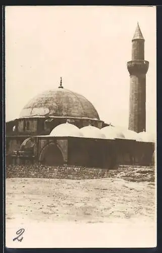 Foto-AK Aleppo, Blick auf eine Moschee