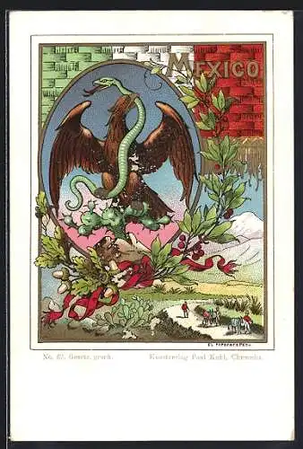 AK Mexiko, Wappen
