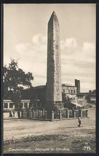 AK Constantinople, Obelisque de Theodose