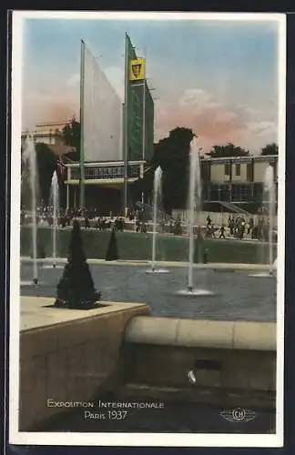 AK Paris, Exposition internationale 1937, Pavillon de la Norvège / Norwegischer Pavillon