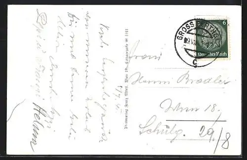 AK Gross Pertholz /N. D., Teilansicht mit Kirche