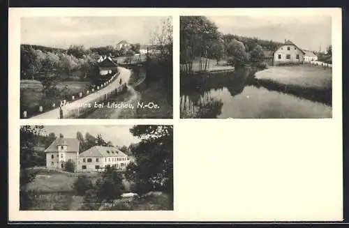 AK Hörmanns b. Litschau, Verschiedene Teilansichten aus dem Ort