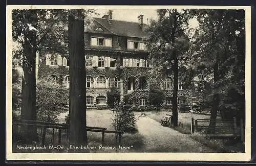 AK Neulengbach /N.-Oe., Eisenbahner Reconv. Heim