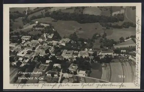 AK Euratsfeld /N.-Oe., Ortsansicht vom Flugzeug aus