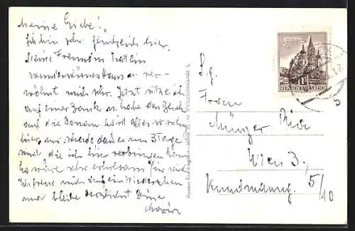 AK Zwentendorf, Blick auf Schloss, Hauptschule, Dampfer auf dem Fluss