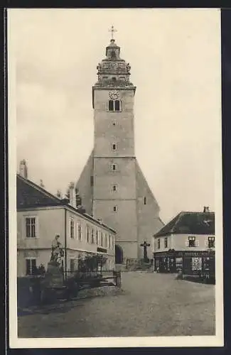AK Kilb, Kirche und Geschäft