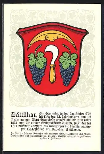 AK Dättlikon, Wappen der Gemeinde