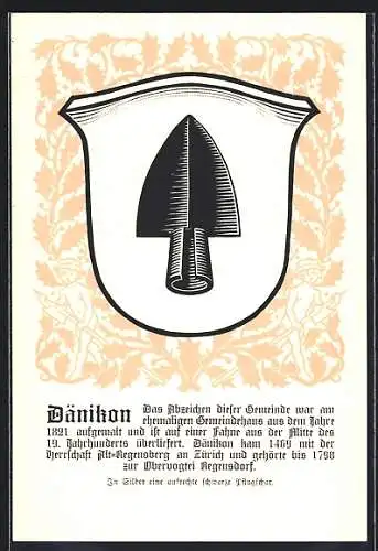 AK Dänikon, Wappen des Ortes