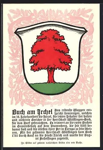 AK Buch am Irchel, Wappen der Ortschaft