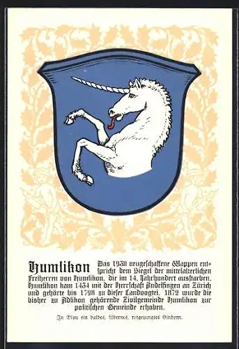 AK Humlikon, Wappen der Gemeinde