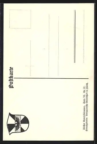 AK Hittnau, Wappen der Gemeinde mit Erklärung