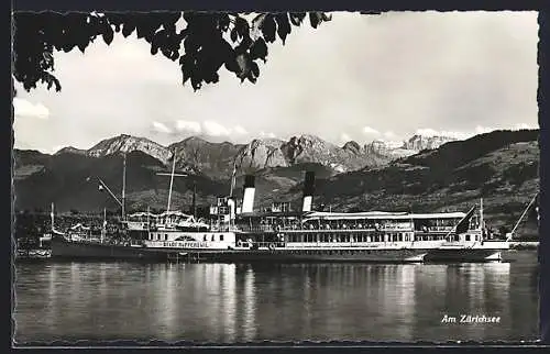 AK Dampfer Stadt Rapperswil am Zürichsee