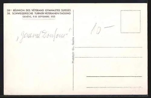 AK Genève, Quai des Eaux-Vives et Jet d`eau