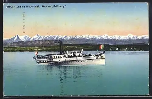 AK Lac de Neuchâtel, Bateau Fribourg
