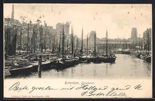 AK Rotterdam, Leuvehaven, Hafen