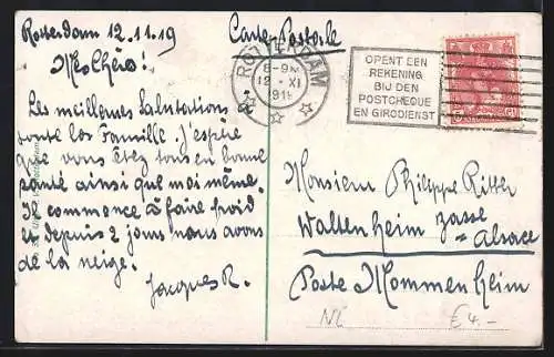 AK Rotterdam, Hafen, Rijnhaven