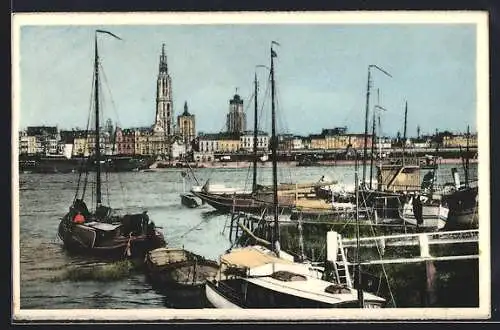 AK Anvers, La Rade, Hafen