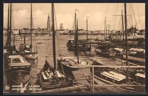 AK Anvers, La Rade, Hafen