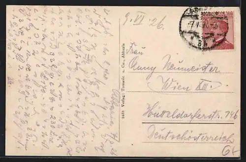 AK Abbazia, Hafen mit Segelbooten