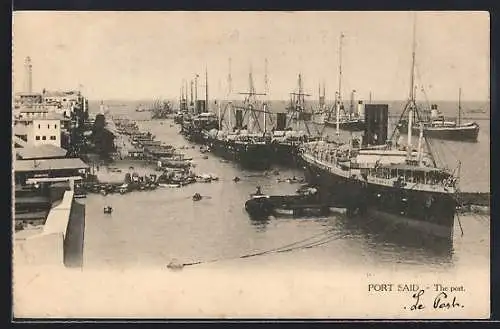 AK Port Said, The port, Hafen