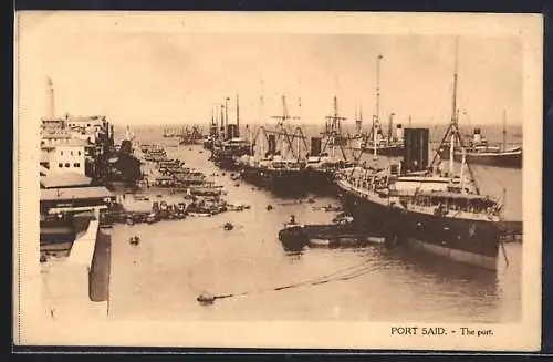 AK Port Said, The port, Hafen
