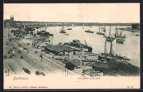 AK Bordeaux, Les Quais et le port