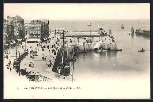 AK Le Tréport, Les Quais et le Port