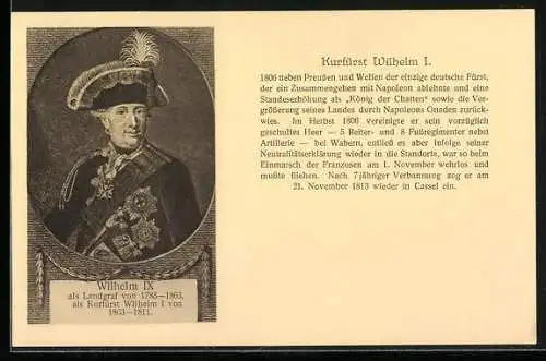 AK Kurfürst Wilhelm I. von Hessen