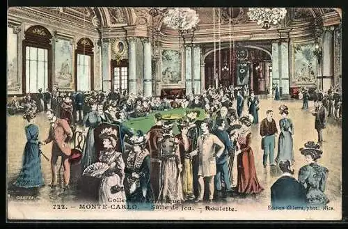 AK Monte-Carlo, Salle de jeu, Roulette