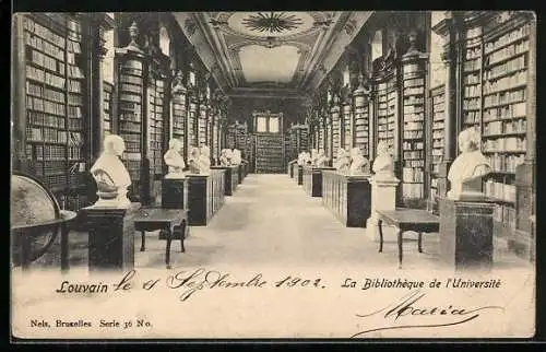 AK Louvain, La Bibliothèque de l`Université, Bibliothek